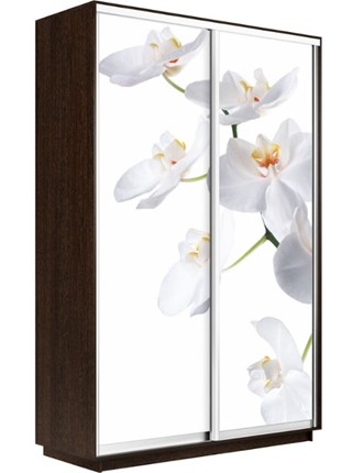Шкаф Экспресс 1400x600x2400, Орхидея белая/венге в Краснотурьинске - изображение