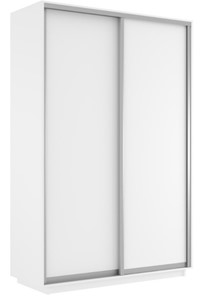 Шкаф 2-дверный Экспресс (ДСП) 1200х600х2200, белый снег в Кушве