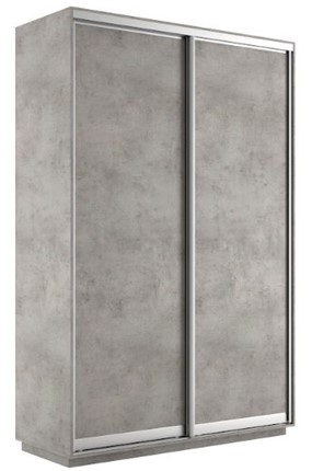 Шкаф Экспресс (ДСП) 1400х450х2200, бетон в Кушве - изображение