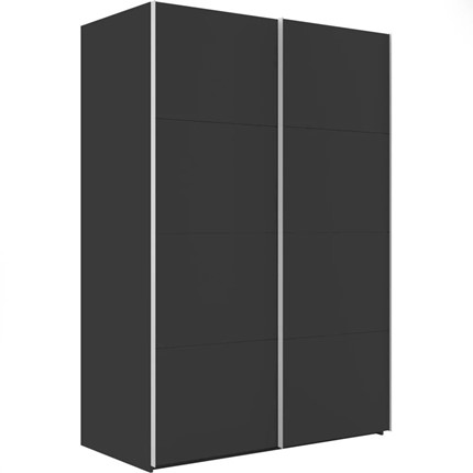 Шкаф 2-створчатый Эста (ДСП/ДСП) 1800x660x2400, серый диамант в Екатеринбурге - изображение