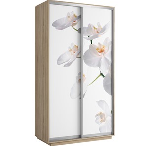 Шкаф Хит 1200x600x2200, белая орхидея, ясень шимо светлый в Екатеринбурге