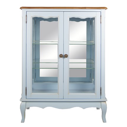 Шкаф двухдверный Leontina для посуды (ST9318B) Голубой в Кушве - изображение