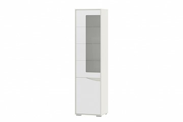 Распашной шкаф Монэ НМ 013.95, Меренга (ПВХ)/Белый текстурный в Ирбите