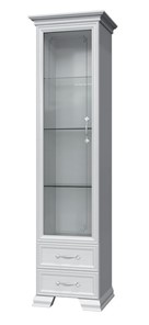 Шкаф-витрина Грация ШР-1, белый, 1 стекло, 420 в Ревде