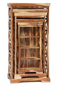 Шкафы для книг Бомбей - 0761A (набор 3 шт.) палисандр, натуральный (natural) арт.10047 в Первоуральске