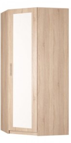 Угловой шкаф распашной Реал (YR-230х1034 (3)-М Вар.4), с зеркалом в Кушве - предосмотр
