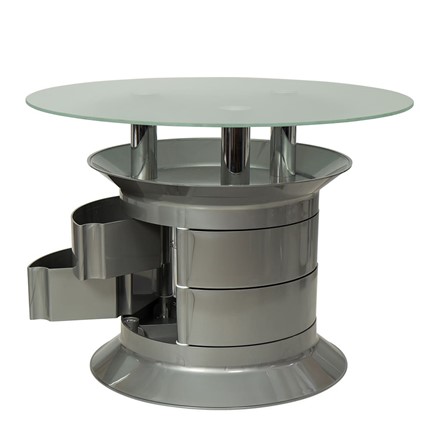 Стеклянный столик Benito gray в Полевском - изображение