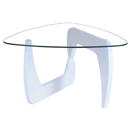Столик стеклянный Берген-3, белый в Кушве - изображение