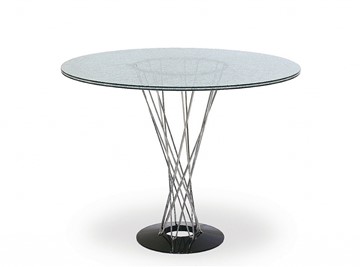 Круглый столик RT-413(C)70 дизайнерское стекло в Ревде