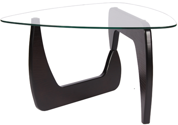 Стеклянный столик Берген-3, черный в Асбесте