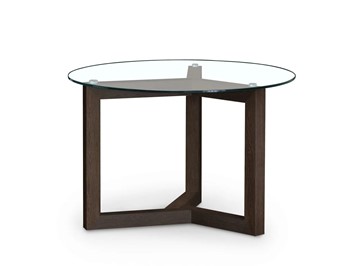 Журнальный круглый стол Оникс-8, Венге/Прозрачное стекло в Кушве