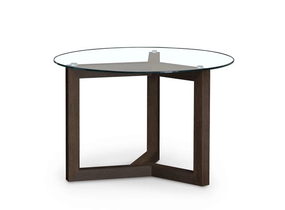 Журнальный круглый стол Оникс-8, Венге/Прозрачное стекло в Ревде - изображение