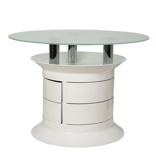 Стеклянный стол Benito white в Первоуральске - изображение 2