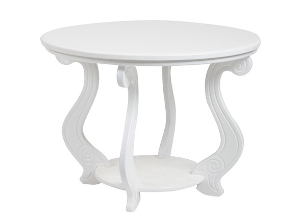 Круглый столик Виват М мини, цвет Молочный дуб в Ревде - изображение
