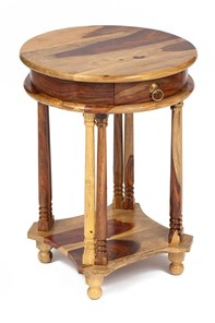 Столик кофейный Бомбей - 1149  палисандр, 45*45*60, натуральный (natural) арт.10049 в Кушве