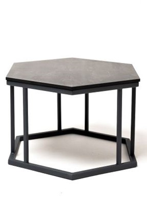 Интерьерный стол Женева  цвет серый гранит  RC658-50-50-4sis в Ревде - изображение