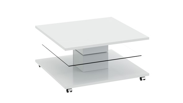 Журнальный столик Diamond тип 1 (Белый глянец) в Ревде - изображение