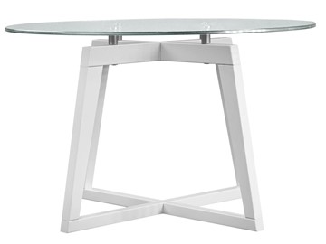 Стеклянный столик Рилле-445 (белый) в Екатеринбурге - предосмотр 1