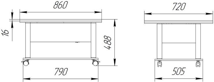 Складной стол-трансформер Дебют-3, венге светлый/белый в Асбесте - изображение 1