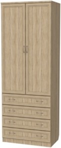 Распашной шкаф 103 со штангой, цвет Дуб Сонома в Богдановиче