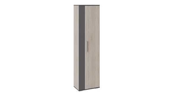 Шкаф 2-х створчатый Нуар (Фон серый/Дуб сонома) в Кушве - изображение