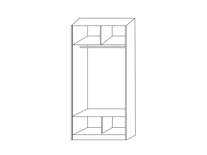Шкаф двухдверный Хит-22-12/2-66-13, 2200х1200х620, пескоструй "Ромб" Дуб Сонома в Первоуральске - изображение 1