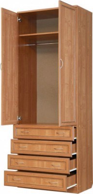Шкаф 103 со штангой, цвет Венге в Кушве - изображение 1