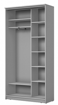 Шкаф Хит-22-4-12-22 с цветным стеклом, белое №10, Дуб сонома в Первоуральске - изображение 1