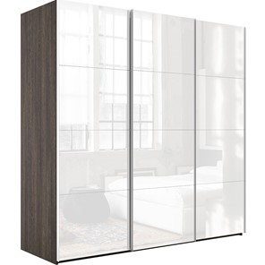 Шкаф трехдверный Эста, 12 белых стекол, 2400x660x2200, венге мали в Екатеринбурге