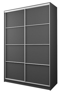 Шкаф 2-х дверный MAX МШ-23-6-16-11, Профиль Белый/Цвет Графит в Кушве