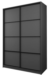 Шкаф 2-х створчатый MAX МШ-23-6-16-11, Профиль Черный/Цвет Графит в Краснотурьинске