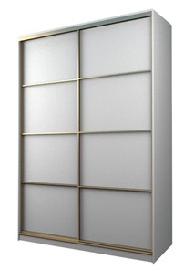 Шкаф 2-х дверный MAX МШ-23-6-16-11, Профиль Золото/Цвет Белый в Екатеринбурге - предосмотр