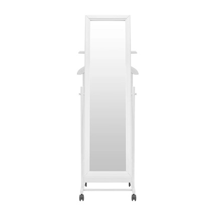 Вешалка напольная с зеркалом Leset Сиэтл (Белый) в Первоуральске - изображение