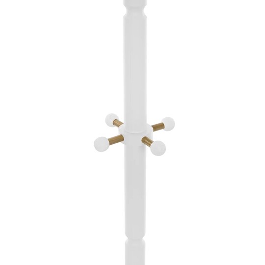 Напольная вешалка Leset Галант-1 (белый) в Кушве - изображение 2