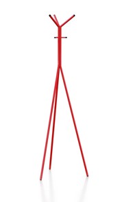 Вешалка напольная Крауз-11, цвет красный в Каменске-Уральском