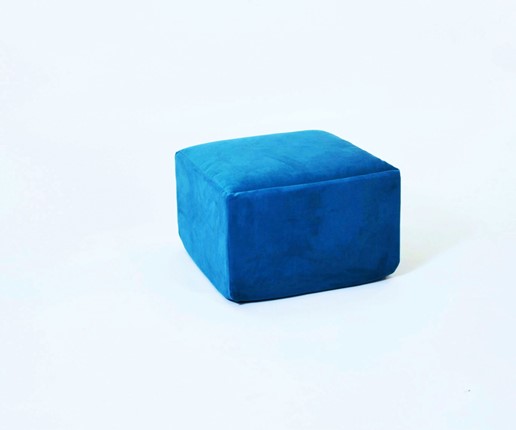 Пуф Тетрис 50х50, синий в Кушве - изображение