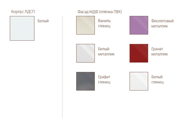 Кухонный гарнитур угловой Модерн, белый глянец/фиолетовый металлик в Красноуфимске - изображение 1