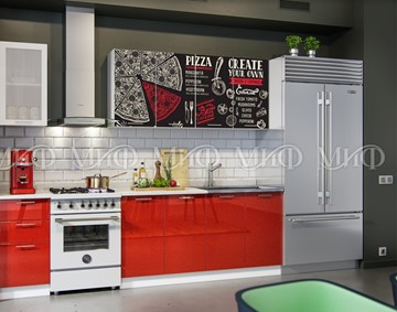 Кухонный гарнитур фотопечать Пицца 2,0 в Кушве