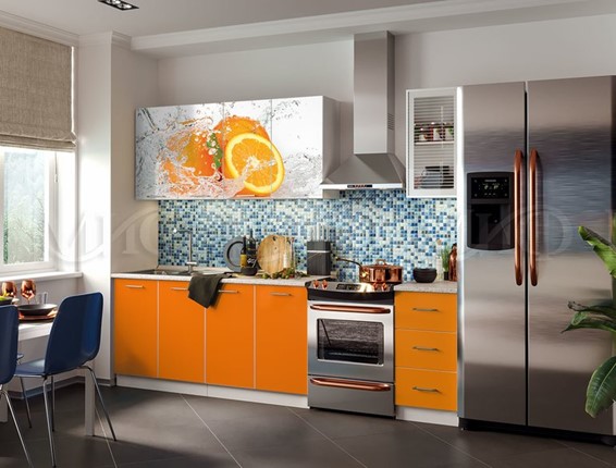 Гарнитур кухонный фотопечать Апельсин 1,8 в Екатеринбурге - изображение
