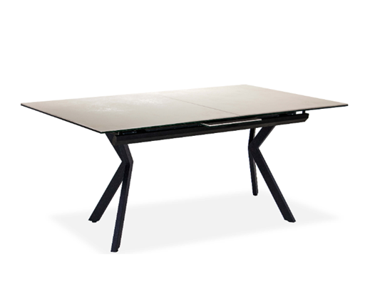 Кухонный раскладной стол Бордо 2CX 160х90 (Oxide Avorio/Графит) в Первоуральске - изображение