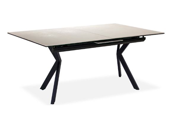 Кухонный стол раскладной Бордо 1CX 140х85 (Oxide Avorio/Графит) в Ревде - изображение
