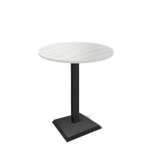 Круглый обеденный стол SHT-TU5-BS2/H110 / SHT-TT 80 ЛДСП (сосна касцина/черный) в Полевском