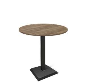 Барный стол SHT-TU5-BS2/H110 / SHT-TT 90 ЛДСП (дуб галифакс табак/черный) в Ревде