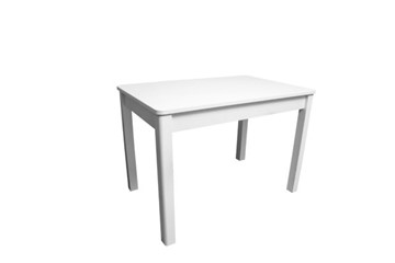 Кухонный стол раскладной Айсберг-01 ЛДСП, белый ЛДСП/40 массив прямые белые в Каменске-Уральском