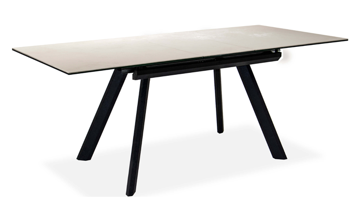 Кухонный стол раскладной Бордо 2CQ 160х90 (Oxide Avorio/Графит) в Ревде - изображение 1