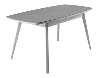 Кухонный стол раскладной Артктур, Керамика, grigio серый, 51 диагональные массив серый в Екатеринбурге