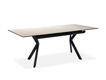 Кухонный стол раскладной Бордо 1CX 140х85 (Oxide Avorio/Графит) в Ревде - предосмотр 5