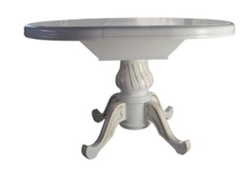 Кухонный стол раскладной Ф-100(130), на одной ножке, (стандартная покраска) в Первоуральске - предосмотр 2