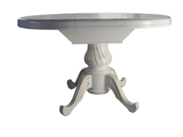 Кухонный стол раскладной Ф-100(130), на одной ножке, (стандартная покраска) в Ирбите - изображение 2