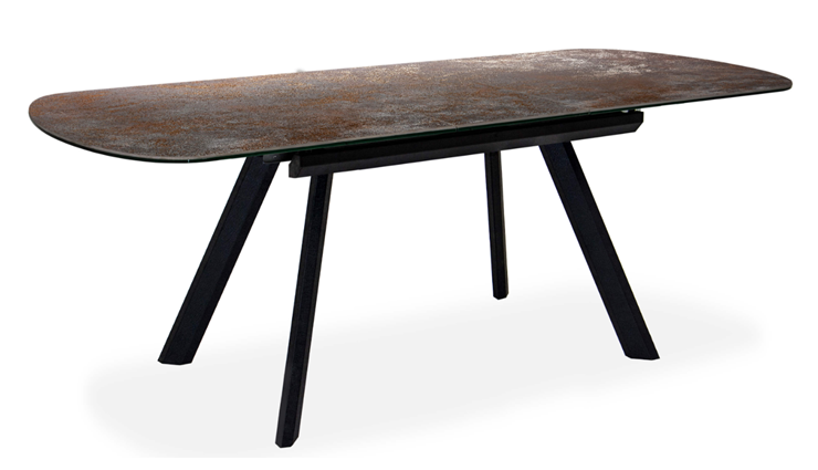 Обеденный раздвижной стол Шамони 1CQ 140х85 (Oxide Nero/Графит) в Красноуфимске - изображение 1
